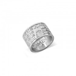 Amen Hail Mary Prayer Ring in Italian AM