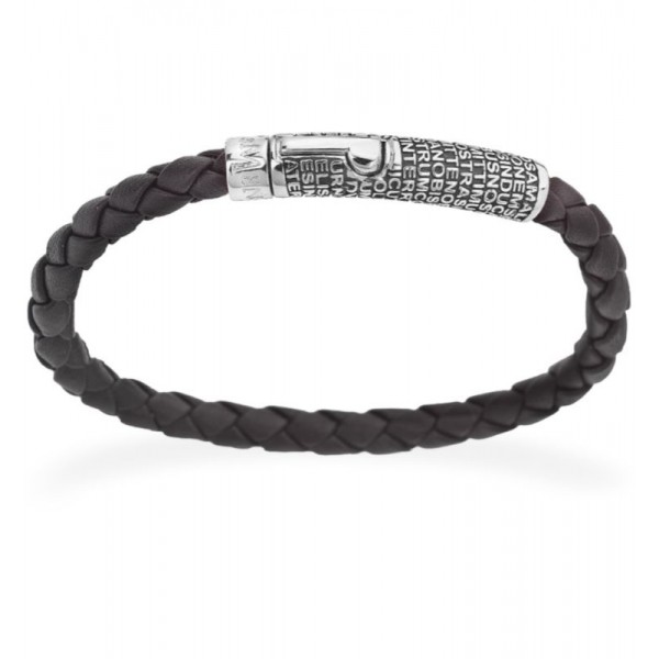 Amen Lords Prayer Bracelet in latin for men BRNO05B Image of the Amen Lords Prayer Bracelet in latin for men BRNO05B