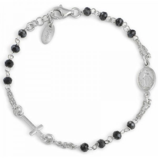 Immagine del Bracciale Amen Rosari in argento con cristalli BROBG3