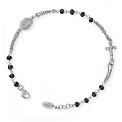 Bracciale Amen Rosari in argento con cristalli BROBNZ3