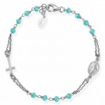 Immagine del Bracciale Amen Rosari in argento con cristalli BROBT3