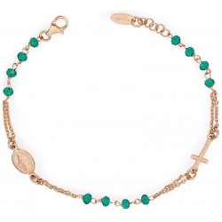 Amen Silver Rosary Bracelet with crystals BRORV3