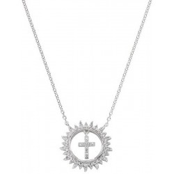 Image of the Amen Cross Necklace with sun for ladies CLGHCRBBZ
