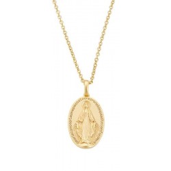 Image of the Amen Miraculous Medal Necklace for ladies CLMIGM
