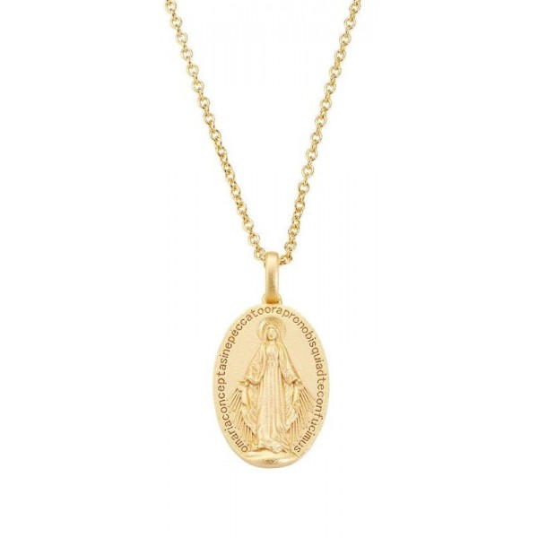 Image of the Amen Miraculous Medal Necklace for ladies CLMIGM