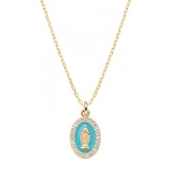 Image of the Amen Miraculous Medal Necklace for ladies CLMISMGPE