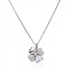 Buy Amen Ladies Necklace Quadricuore CLPQUBB