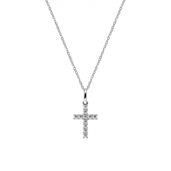Amen Kreuz Kette aus Silber mit Zirkonia für Damen CRBB03 Amen Kreuz Kette aus Silber mit Zirkonia für Damen CRBB03 kaufen