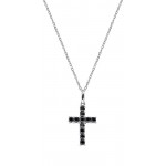 Comprare Collana Amen Croci in argento con zirconi da donna CRBN02