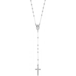 Buy Amen Silver Rosary Necklace CRO25B