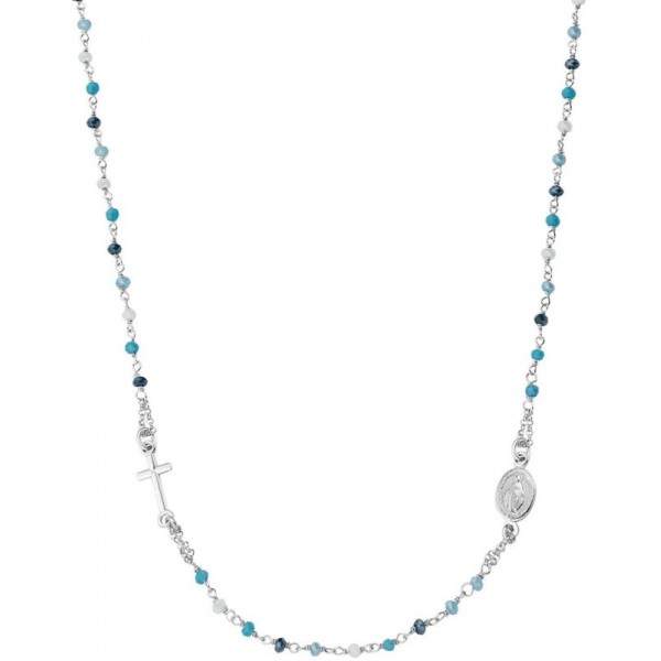 Immagine della Collana Rosario Amen in argento con cristalli donna CRO25BMUB3