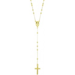 Image of the Amen Silver Rosary Necklace CRO25G
