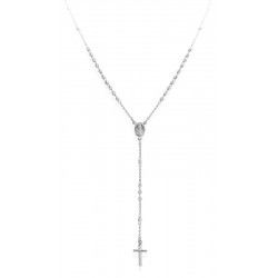 Buy Amen Silver Rosary Necklace CRO30BD