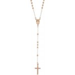 Image of the Amen Silver Rosary Necklace CRO30R