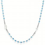 Image du Collier Chapelet Amen en argent avec cristaux CROBC3