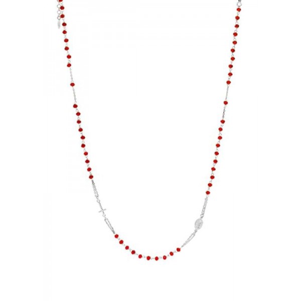 Comprar Collar Rosario Amen en plata con cristales CROBR3
