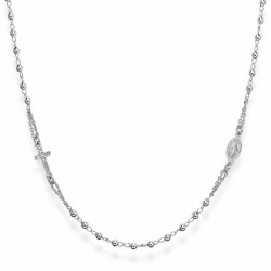 Collar Rosario Amen en plata con circonitas CROBZ3