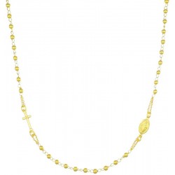 Image of the Amen Silver Rosary Necklace CROG3