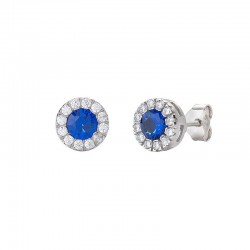 Amen Women's Earrings Diamond ORLUBBBLZ