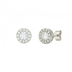 Amen Women's Earrings Diamond ORLUBBBZ