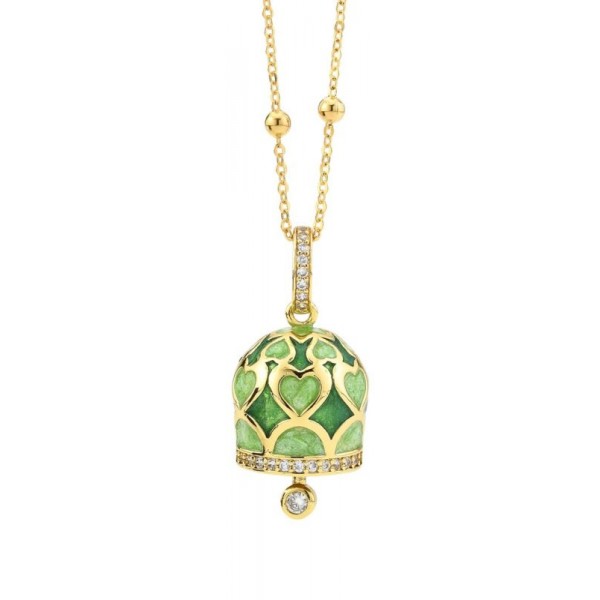 Image of the Boccadamo Womens Necklace with Lucky Bell CL/GR06