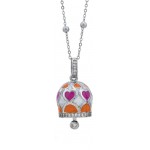 Image du Collier Femme Boccadamo avec Clochette Porte-Bonheur CL/GR20
