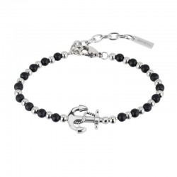 Breil Herrenarmband Black Onyx TJ2407