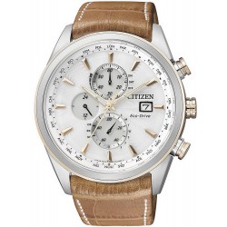 Montre pour Homme Citizen Chrono Eco-Drive Radio Pilotèe AT8017-08A