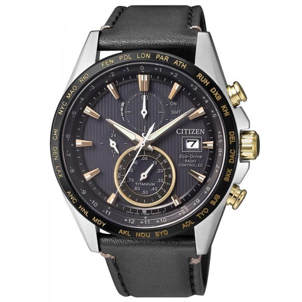 Kaufen Sie Citizen Herrenuhr Funkuhr H800 Titan Chrono Eco-Drive AT8158-14H
