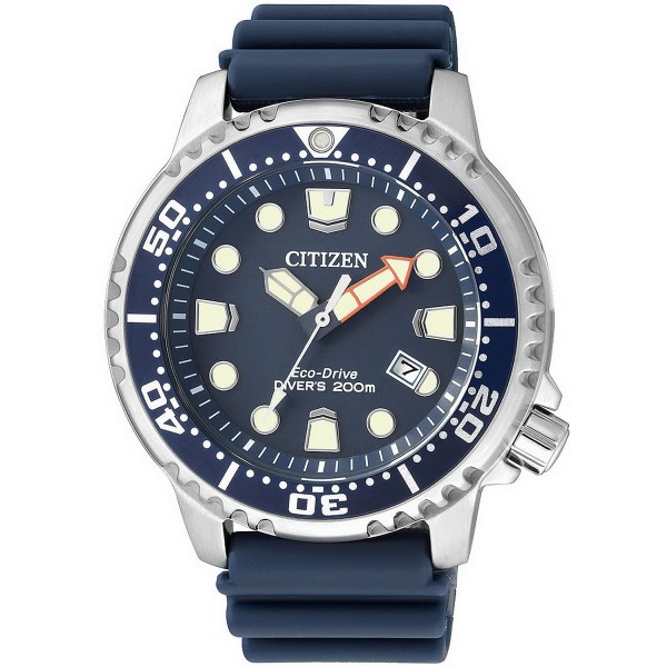 Buy Citizen Men's Watch Promaster Marine Diver's Eco-Drive 200M BN0151-17L