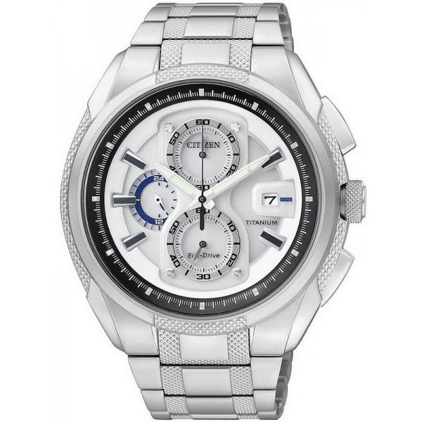 Kaufen Sie Citizen Herrenuhr Super Titanium Chrono Eco-Drive CA0200-54B
