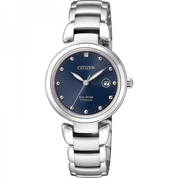 Kaufen Sie Citizen Damenuhr Super Titanium Eco-Drive EW2500-88L