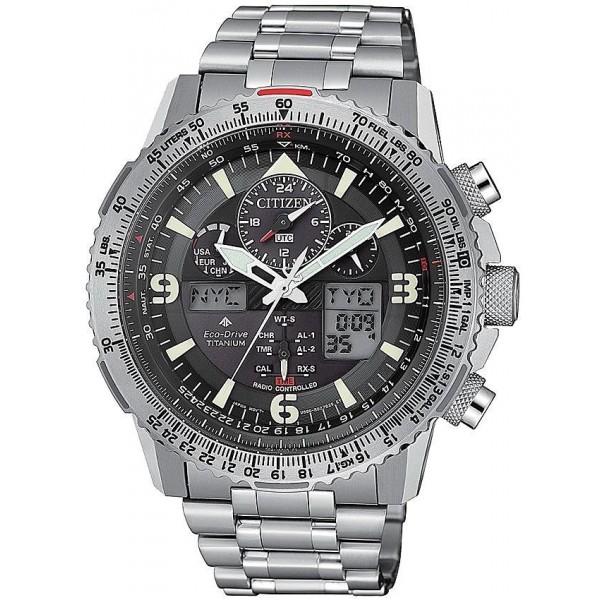 Buy Citizen Men's Watch Radio Controlled Skyhawk Super Titanium JY8100-80E