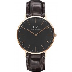 Daniel Wellington Men's Watch Classic Black York 40MM DW00100128