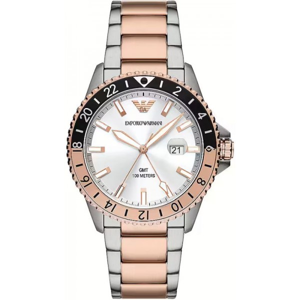 Image of the Emporio Armani Steel Mens Watch AR11591 GMT