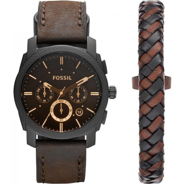 Acheter Montre pour Homme Fossil Machine Chronographe Quartz FS5251SET