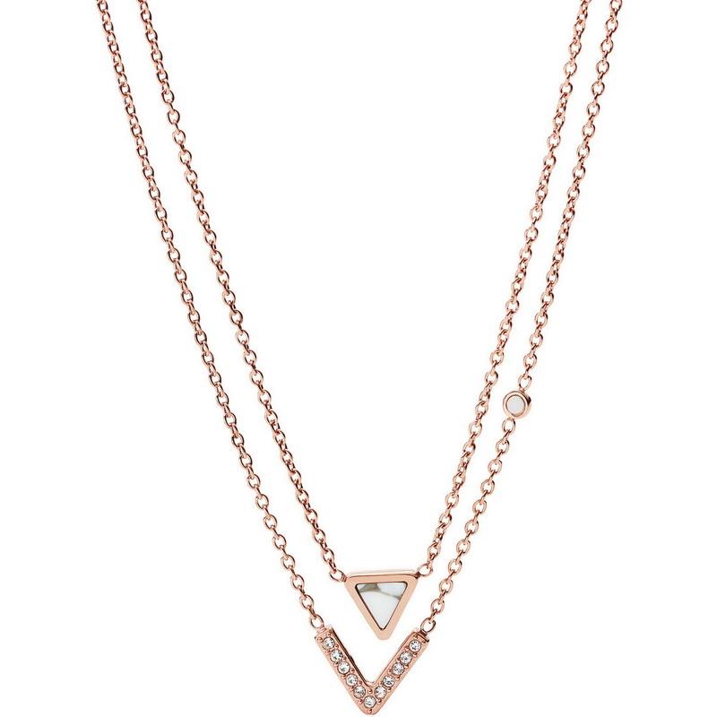 Collier Fossil Femme Fashion JF02897791 - Bijoux de Mode