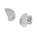 Fossil Womens Earrings Sterling Silver JFS00621040 Image of Fossil Womens Earrings Sterling Silver JFS00621040