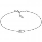 Fossil Ladies Bracelet Sterling Silver JFS00625040 Image of the Fossil Ladies Bracelet Sterling Silver JFS00625040