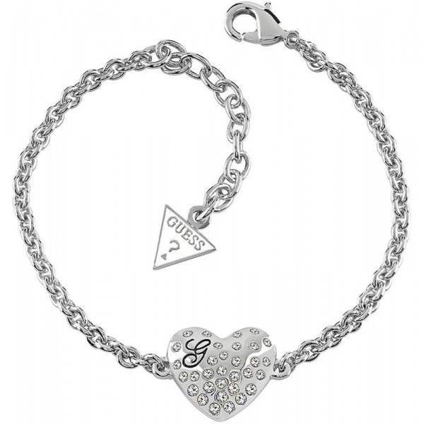 Buy Guess Ladies Bracelet Glossy Hearts UBB51492