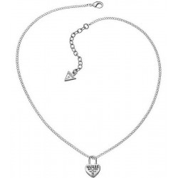 Buy Guess Ladies Necklace Love Lock UBN51449