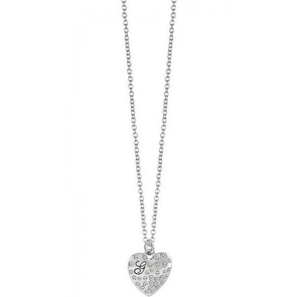 Buy Guess Ladies Necklace Glossy Hearts UBN51471