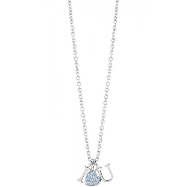 Buy Guess Ladies Necklace Kiss & Love UBN61089