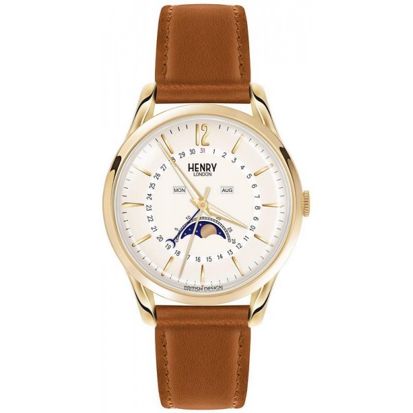 Buy Henry London Unisex Watch Westminster HL39-LS-0148 Moonphase Quartz