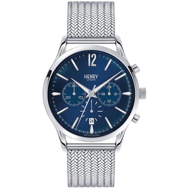 Buy Henry London Men's Watch Knightsbridge HL41-CM-0037 Chronograph Quartz