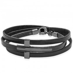 Jack & Co Men's Bracelet Cross-Over JUB0036