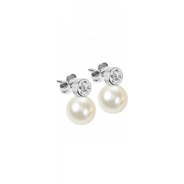 Image de Boucles dOreilles Femme Morellato Perla Essenziale SANH04