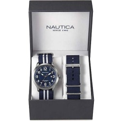 Buy Nautica Men's Watch NCC 01 Date Box Set NAI11509G