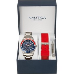 Buy Nautica Men's Watch NST 07 Box Set Multifunction NAI16500G