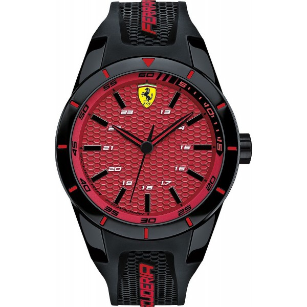 Buy Scuderia Ferrari Men's Watch Red Rev 0830248